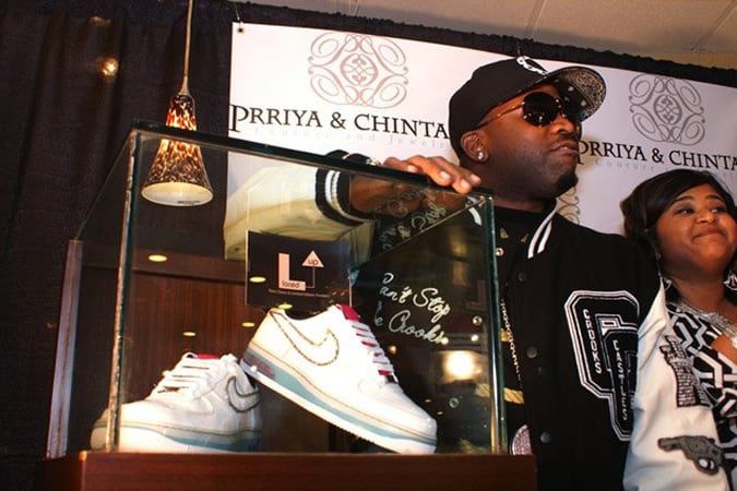Diamond Encrusted Air Force 1