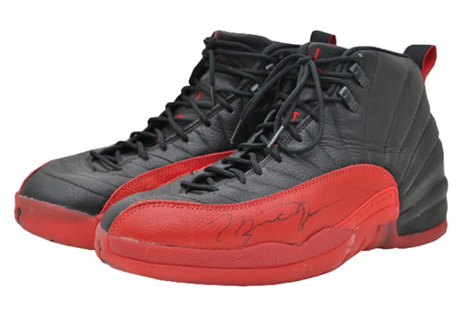 Worn Air Jordan 12 Flu Game