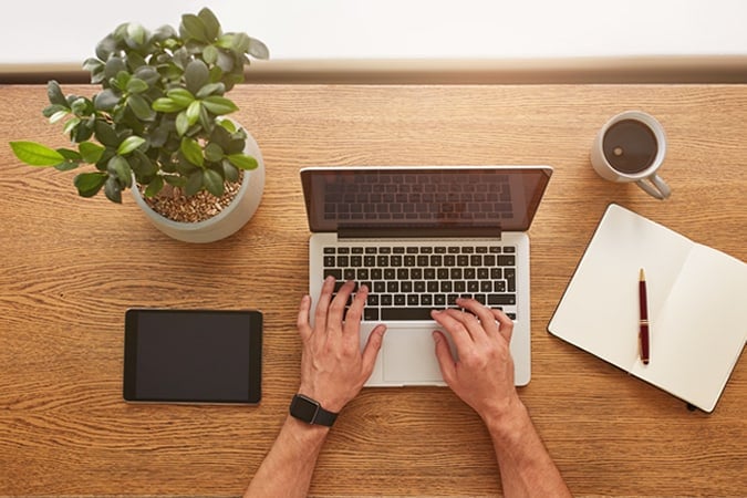 Table plants and personalising your work space can make you feel better about going to work