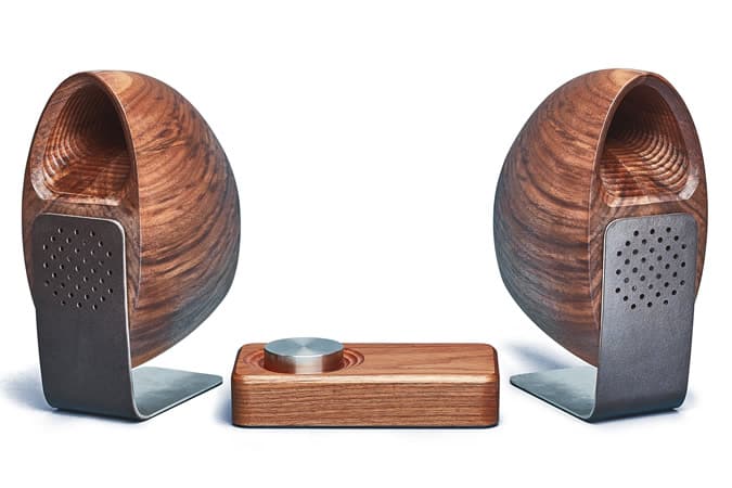 Grovemade Walnut Speakers & Amp