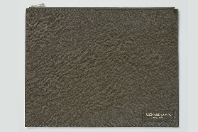 Richard James Pebble Grain Leather Document Case