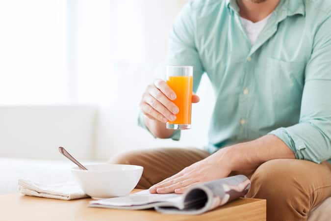 Orange Juice is full of sugars