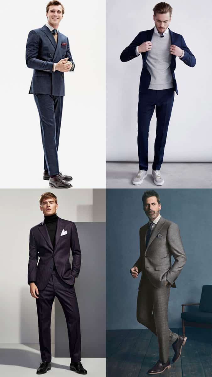 Men's Good Footwear with Suits Outfit Inspiration Lookbook