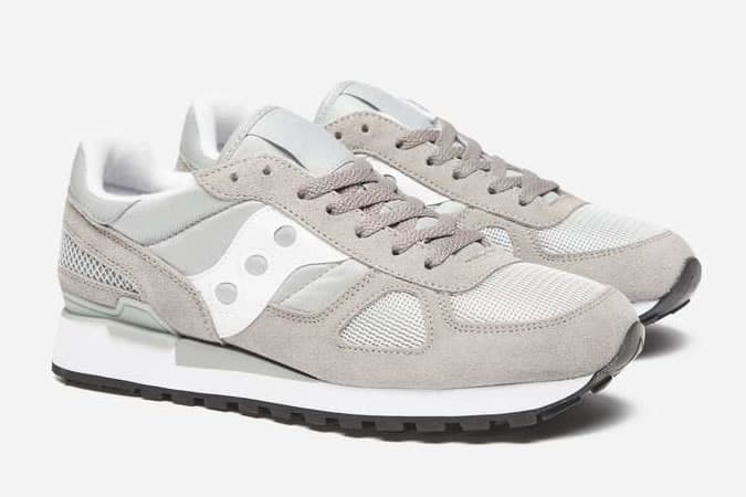 Saucony Shadow Original White/Grey Trainers