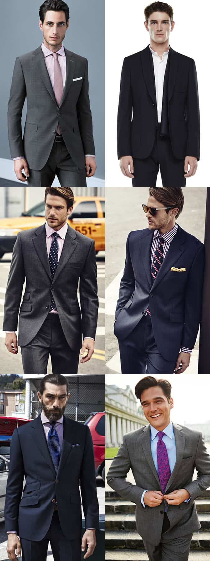 Men's Alternate Work Shirts with a Suit Outfit Inspiration Lookbook