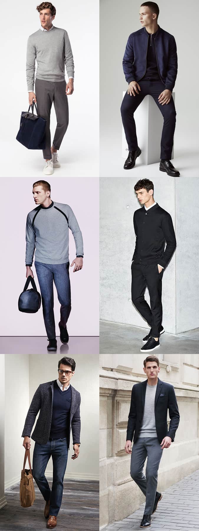 Slim-Fitting Clothing Outfit Inspiration Lookbook For Short Men