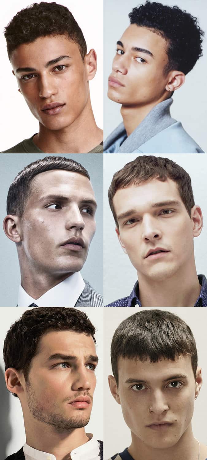 Men's Short Cropped Hairstyles/Haircuts