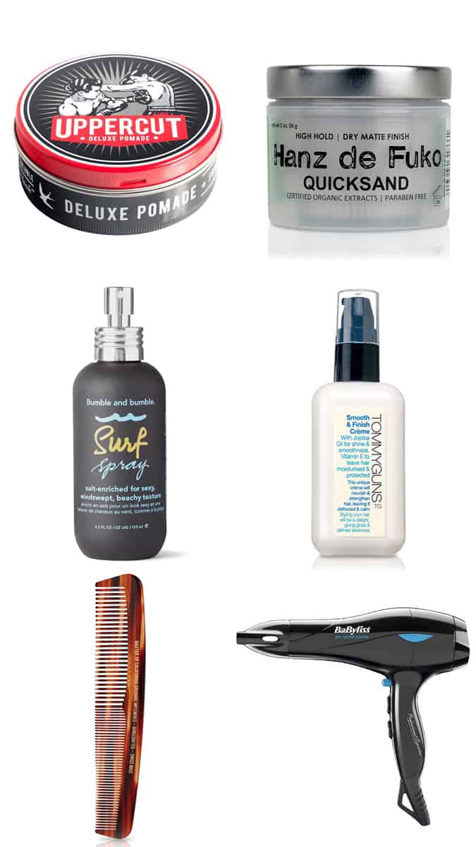 Men's Quiff Hairstyles Styling Products