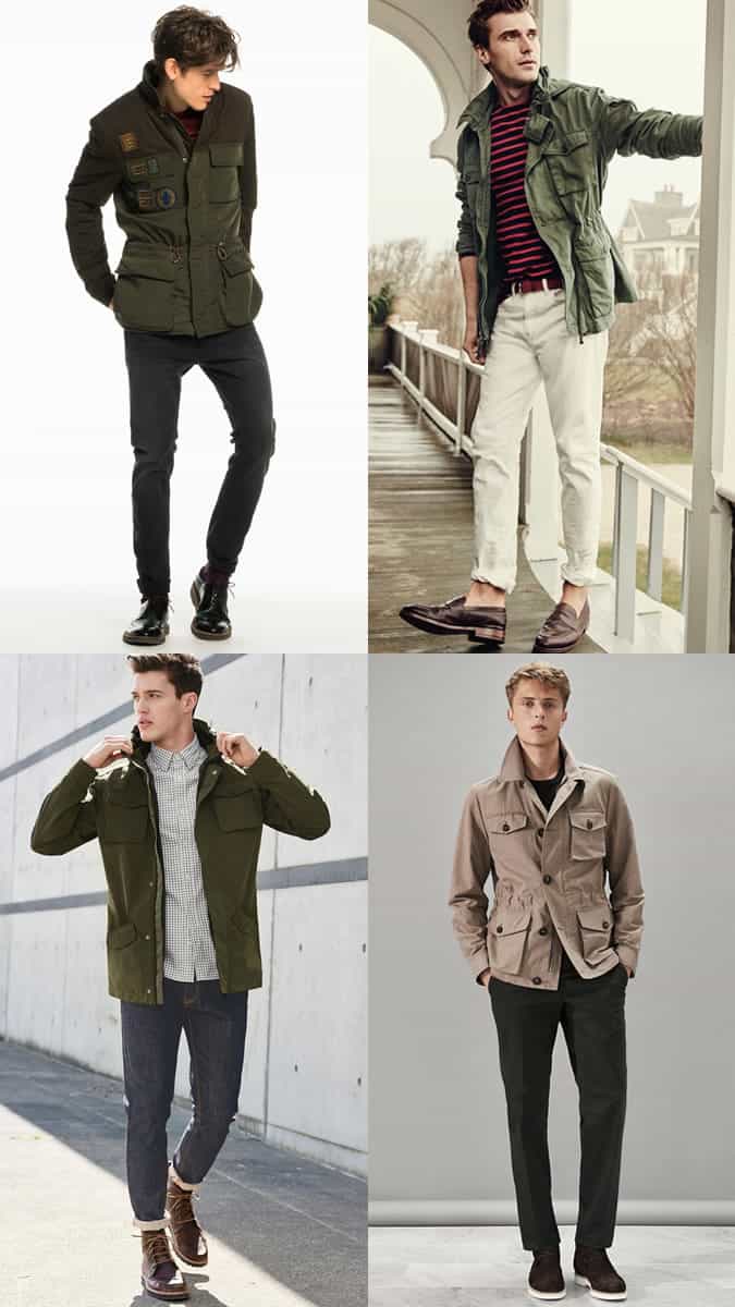 Men's Safari Jackets Outfit Inspiration Lookbook