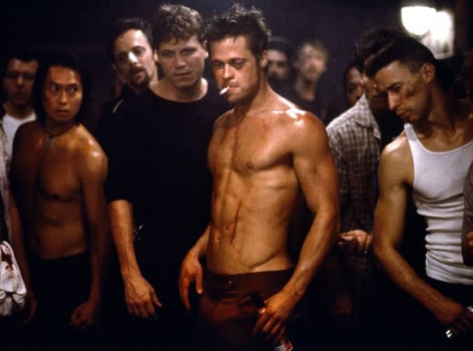 BRad Pitt Fight Club - Best Men's Hollywood Bodies