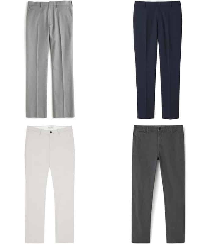 Men's straight-Leg Trousers and Chinos