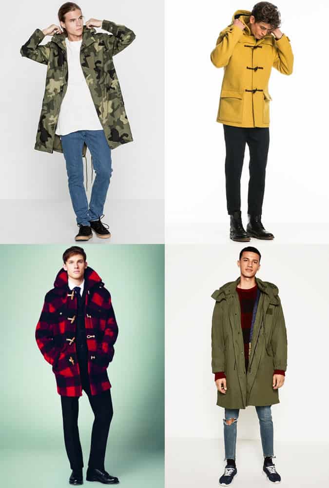 Men's Statement Parka Coats and Duffle Coats outfit inspiration lookbook - autumn/winter 2016 fashion trend
