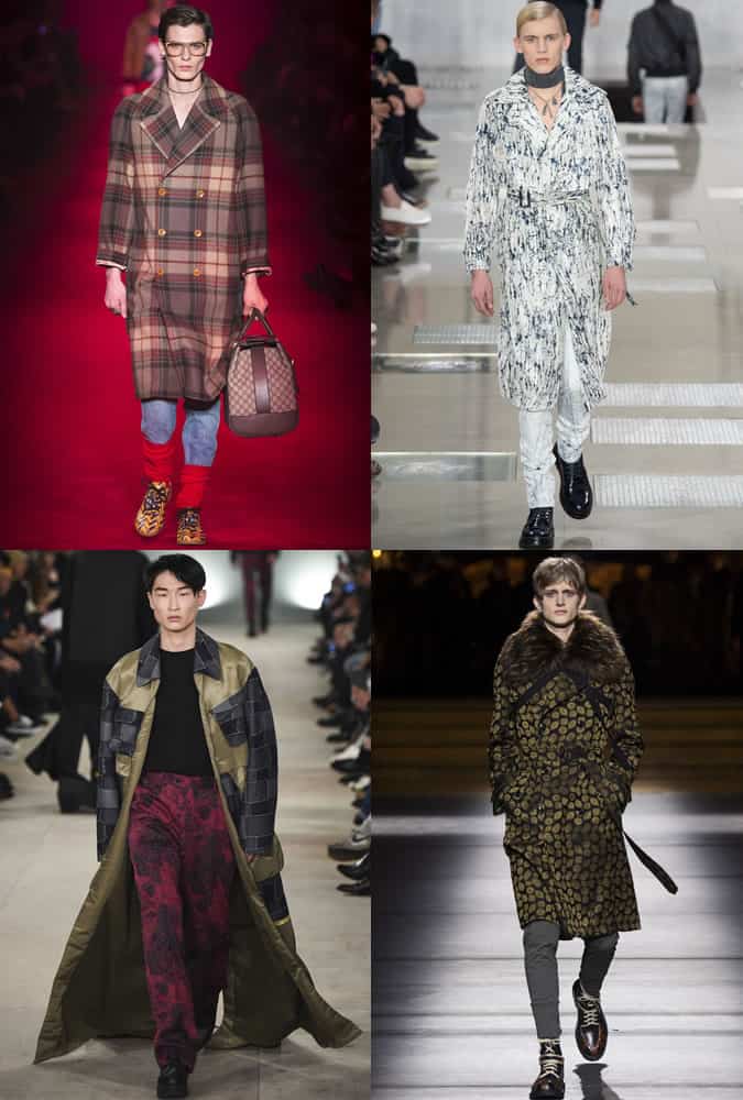 Men's Statement Coats Trend on the AW16 Runways