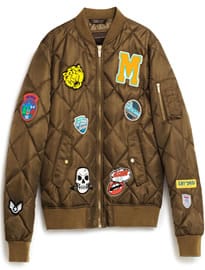 Zara QUILTED BOMBER JACKET