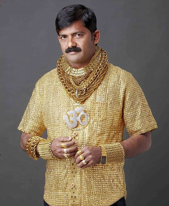 Most Expensive Menswear Pieces Ever Made - gold shirt
