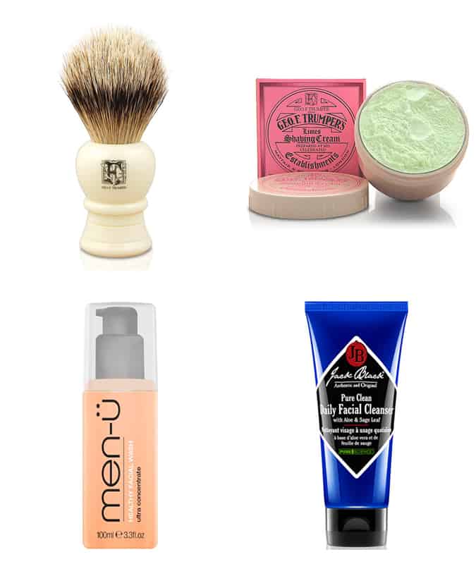 Men's Shaving Tools and Facial Washes