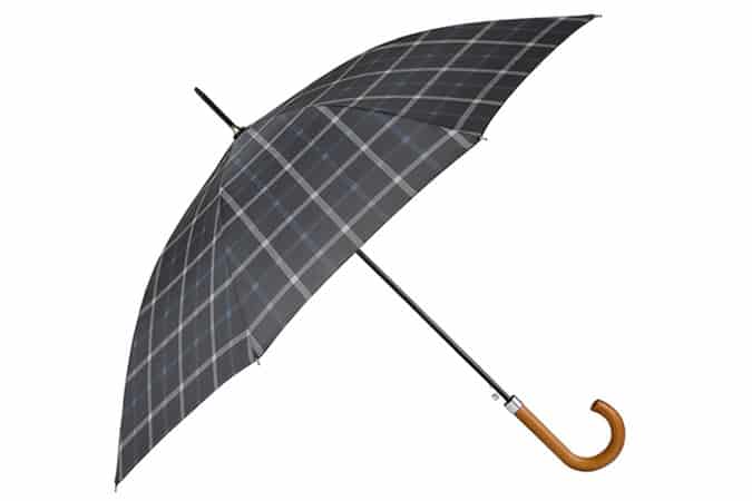 totes Mens Manual Check Walker Umbrella