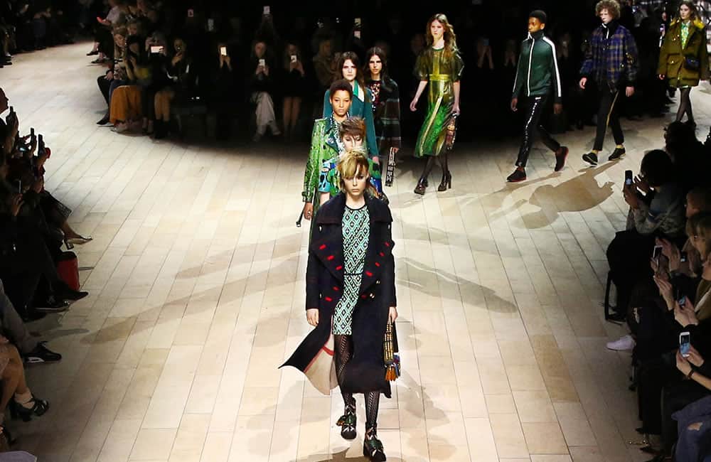 Burberry's AW16 show was shoppable straight from the runway