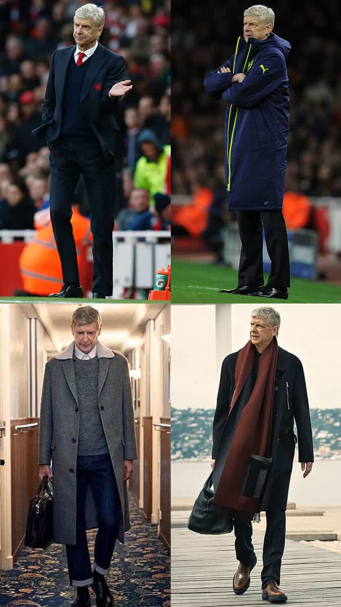 Arsène Wenger Outfits/Style