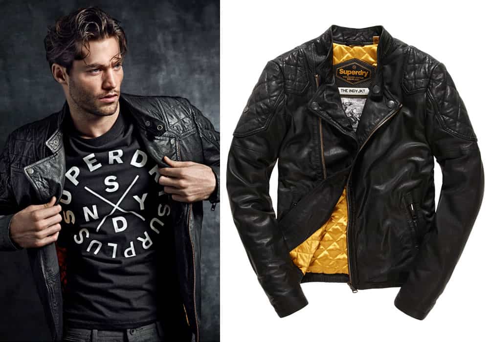 Superdry Endurance Indy Leather Jacket