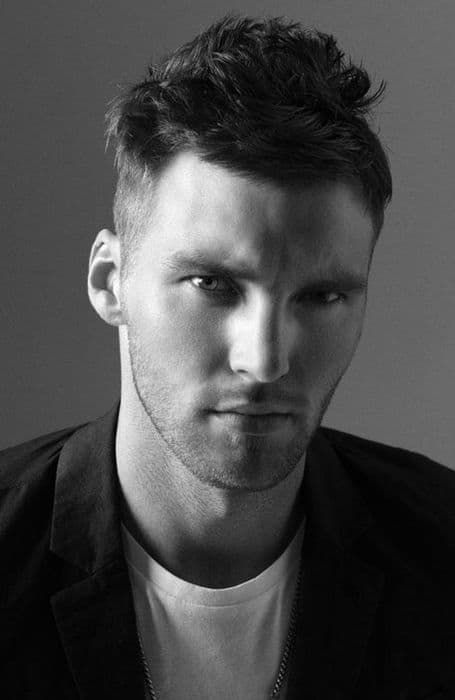 Men's Tapered Fade With Textured Top