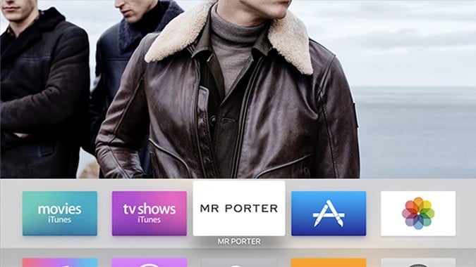 Mr Porter Apple TV App