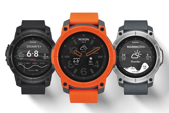 Nixon Men's Mission Android Wear Bluetooth Smart Alarm Chronograph Watch