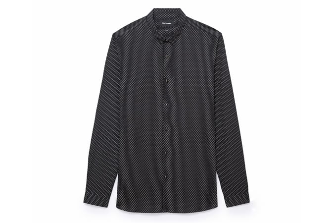 The Kooples Cotton Shirt With White Polka Dots