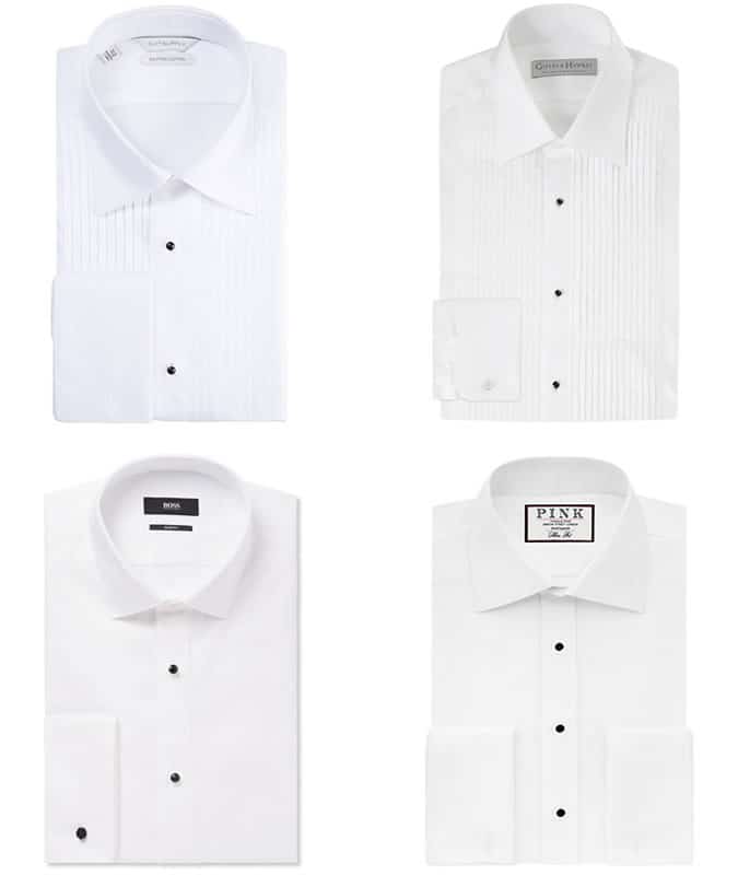 Men's Black Tie Dress Shirts