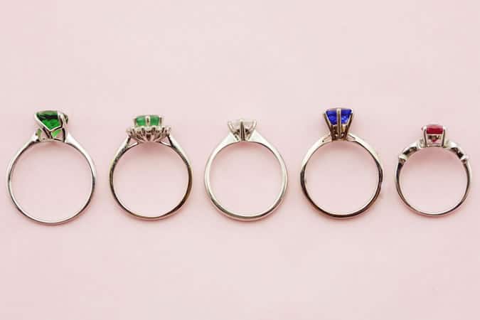 Engagment rings colours
