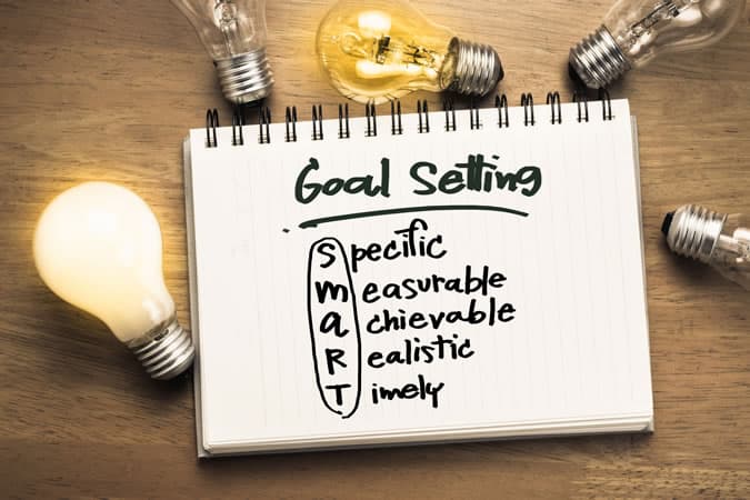 Set clear and actionable goals
