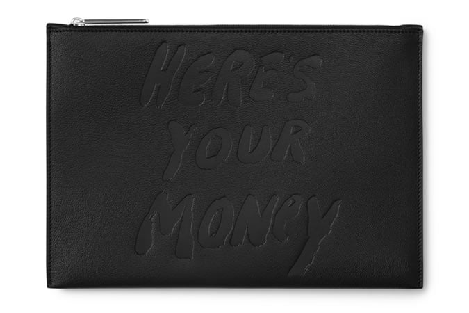 Acne Studios X Jack Pierson Leather Pouch