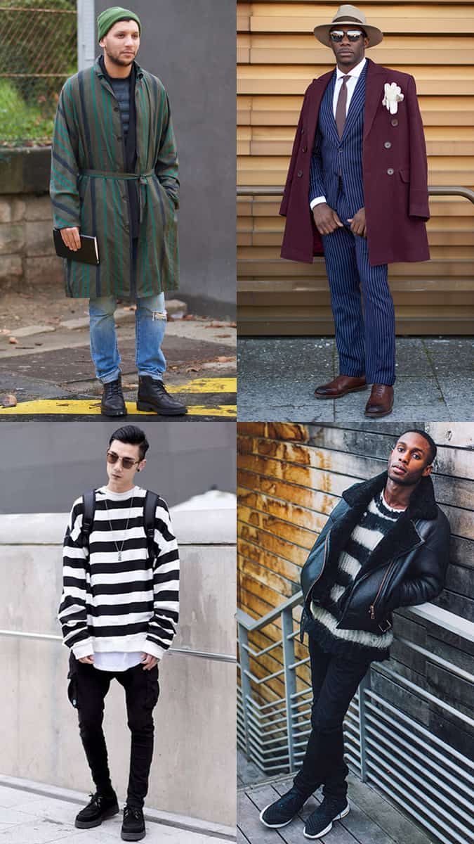 Men's Street Style Trends - Stripes