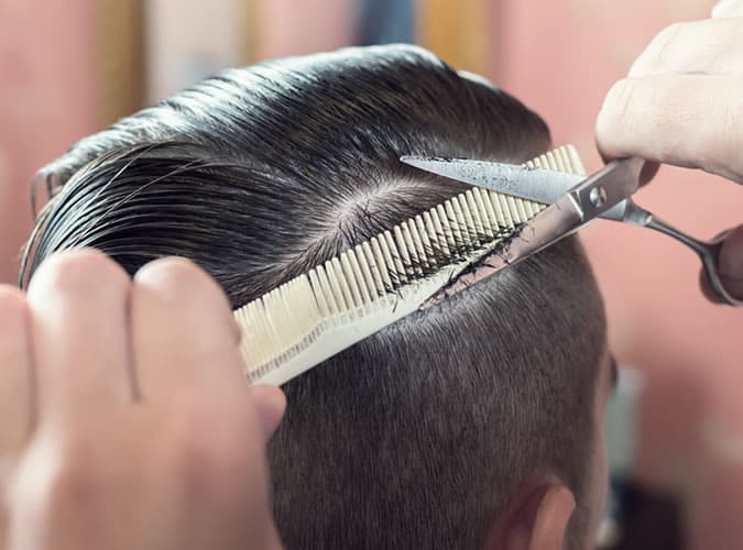 Scissor-Over-Comb