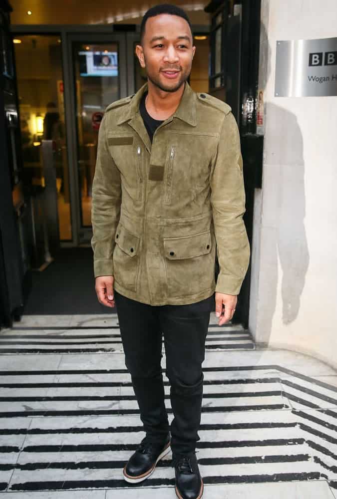 John Legend at BBC Radio 2 Studios, London
