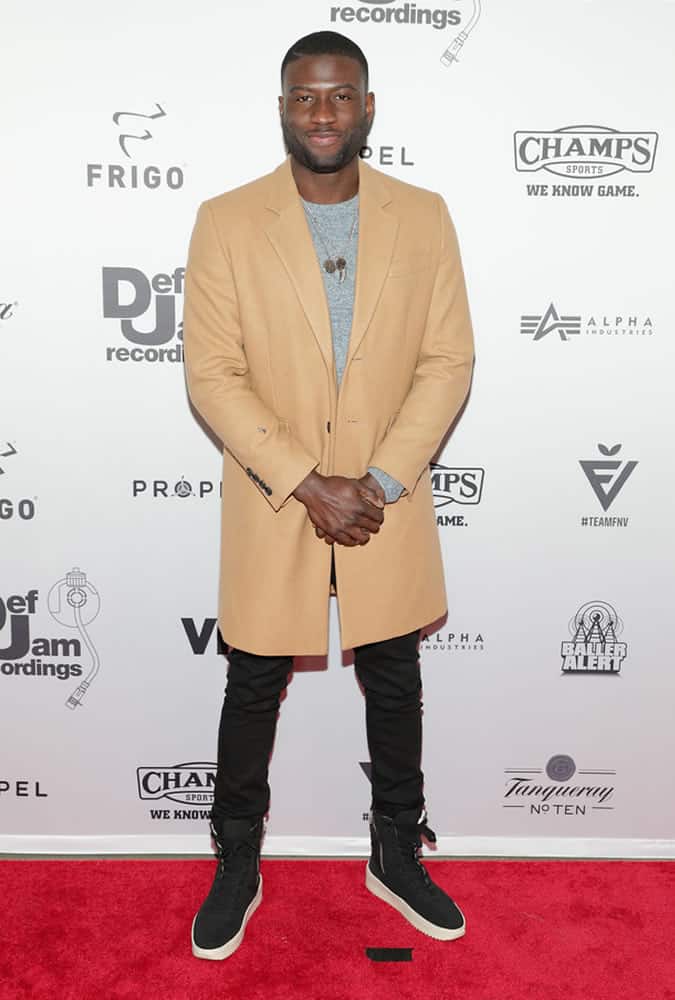 Sinqua Walls at the 2016 Def Jam Holiday Party, NYC<