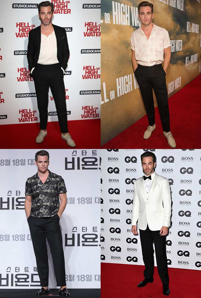 Chris Pine Outfits