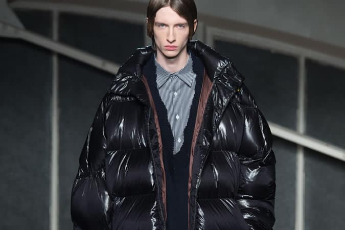 RAF Simons oversized puffa jackets