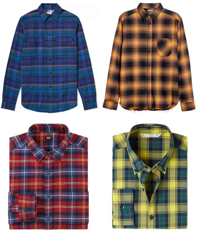 Men's Flannel Check Shirts