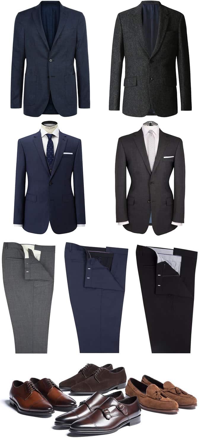 Men's Suiting Separates and Shoes
