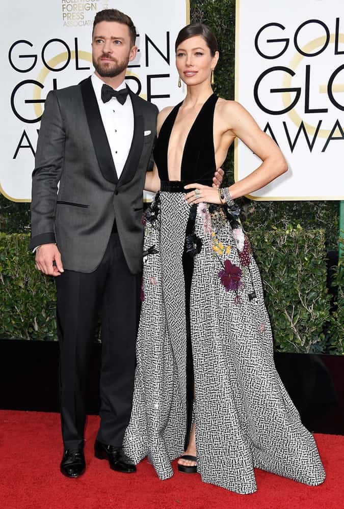 Justin Timberlake At The 74th Annual Golden Globes