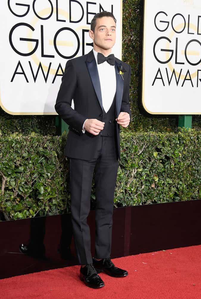 Rami Malek At The 74th Annual Golden Globes