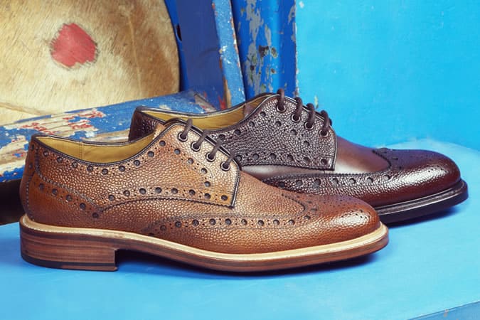 Grained Leather Shoes