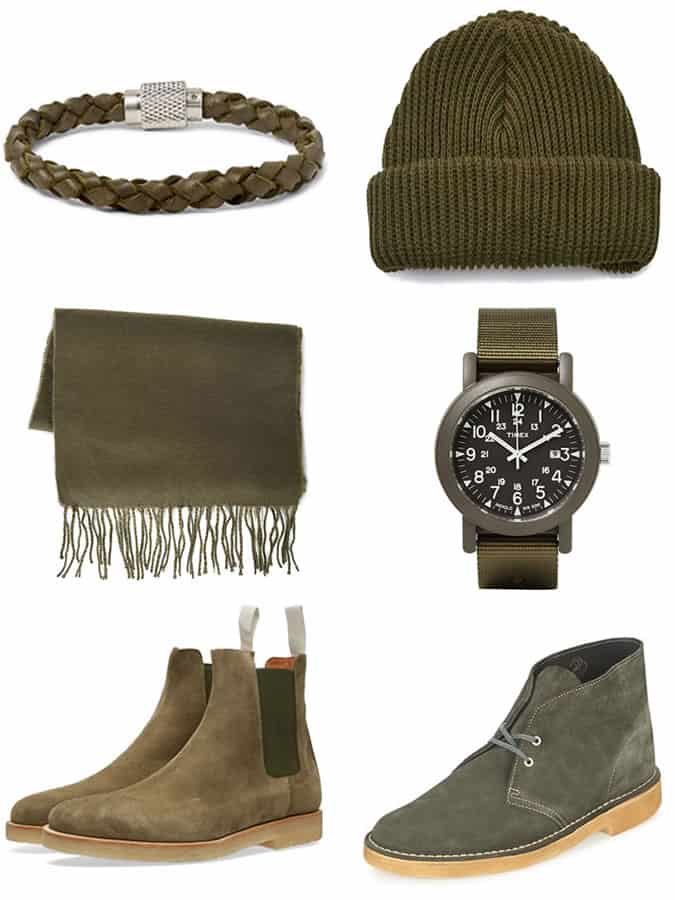 Men's Olive Accessories