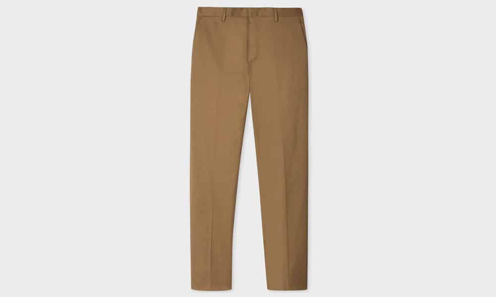 Paul Smith Slim-Fit Taupe Twill Trousers