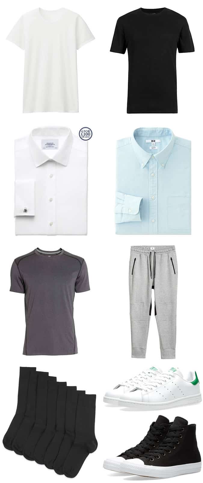 Men's Affordable Wardrobe Basics