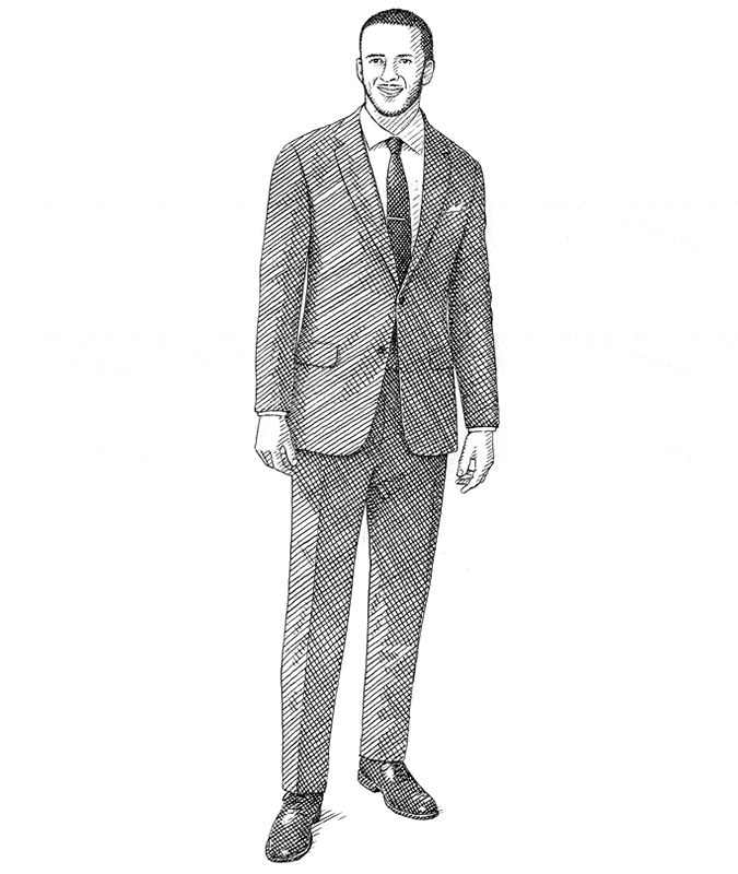 Athletic Men Suit Tips