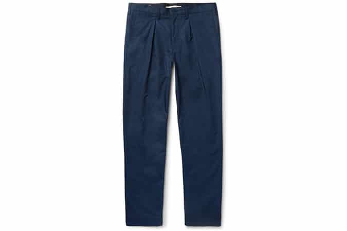 Norse Projects Sten Pleated Cotton Trousers