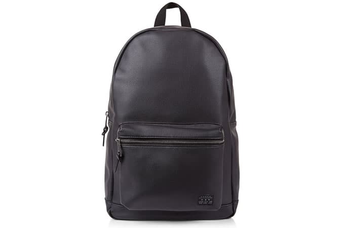 New Look Black Pocket Front Backpack