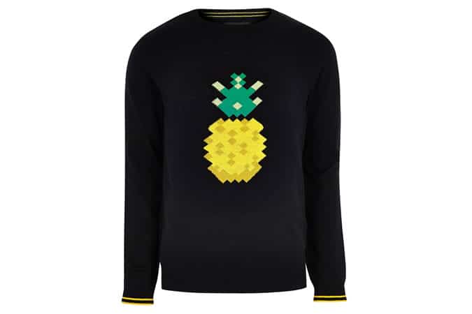 River Island Pineapple Print Jumper
